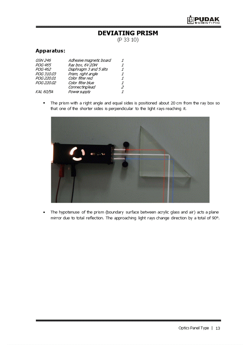 image for page Bài 3 Hướng dẫn THTN về hiện tượng khúc xạ ánh sáng