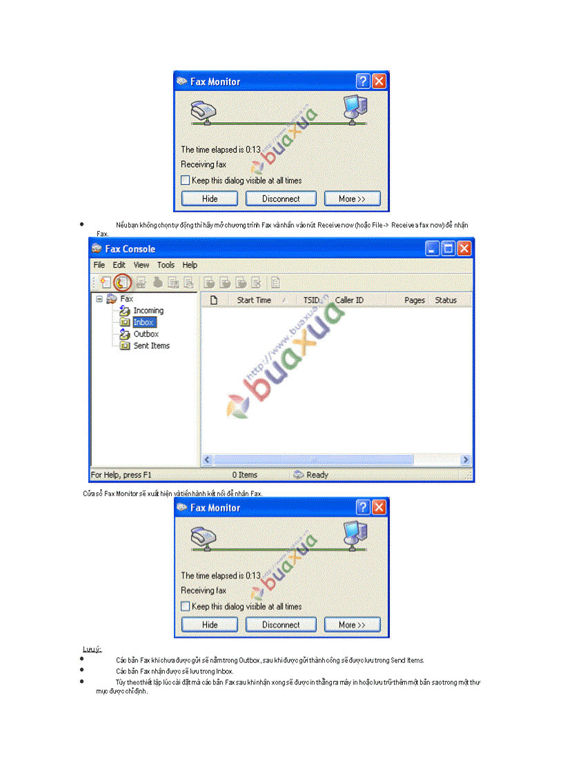 image for page Cách gửi và nhận Fax bằng máy vi tính doc