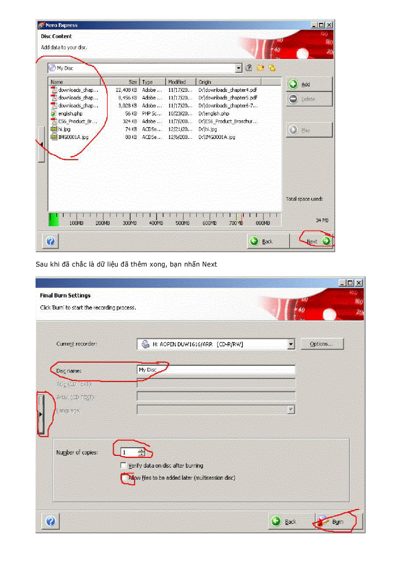 image for page Cách sử dụng Nero Toàn tập