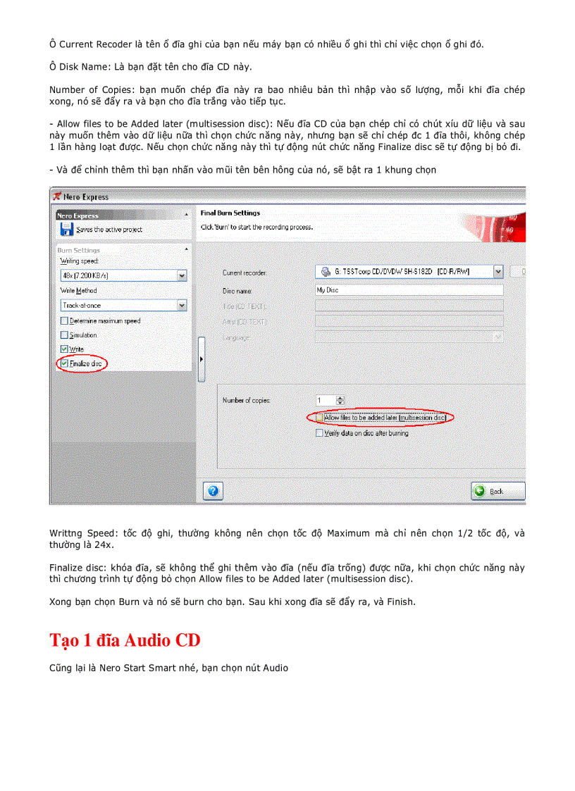 image for page Cách sử dụng Nero Toàn tập