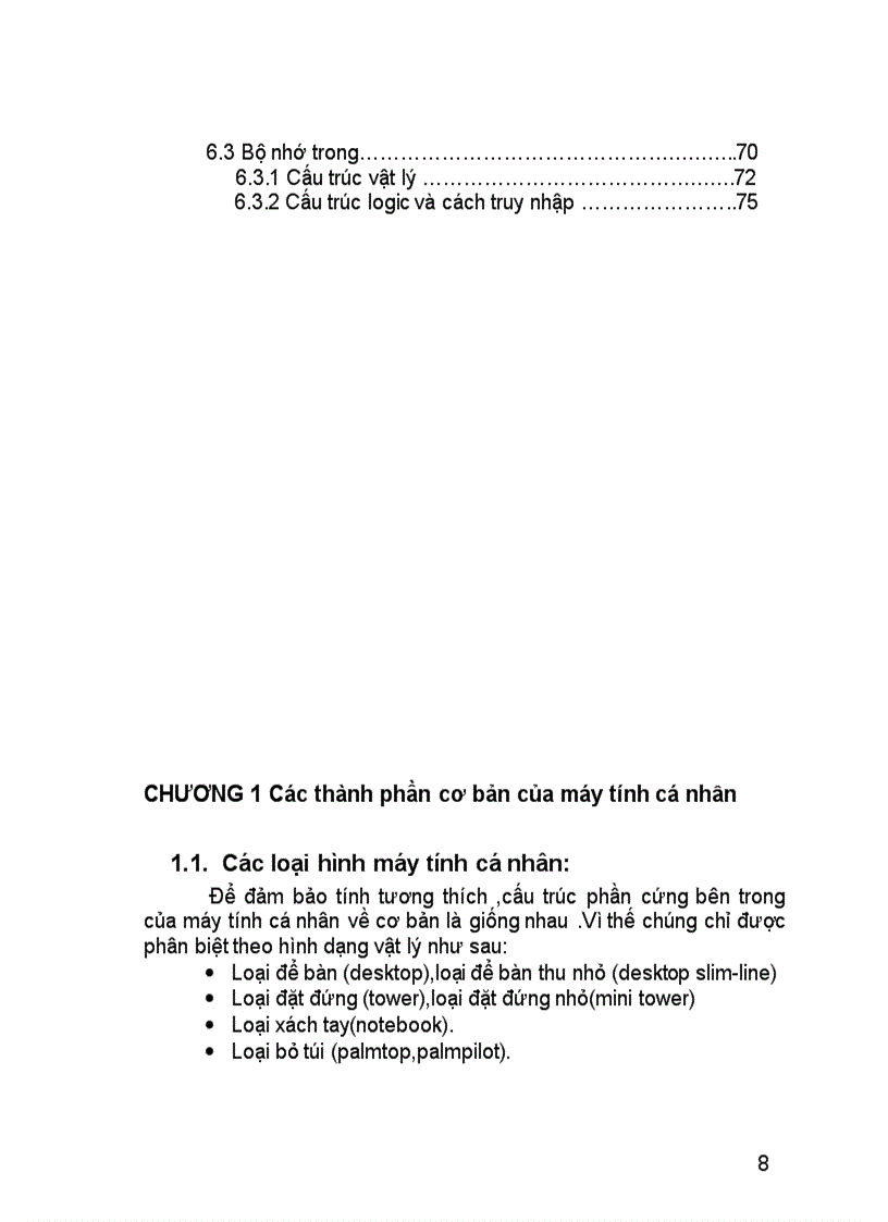 image for page Cấu trúc Nguyên lý hoạt động máy tính