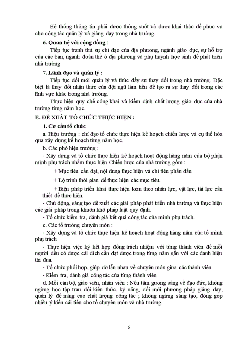 image for page Chiến lược phát triển của nhà trường