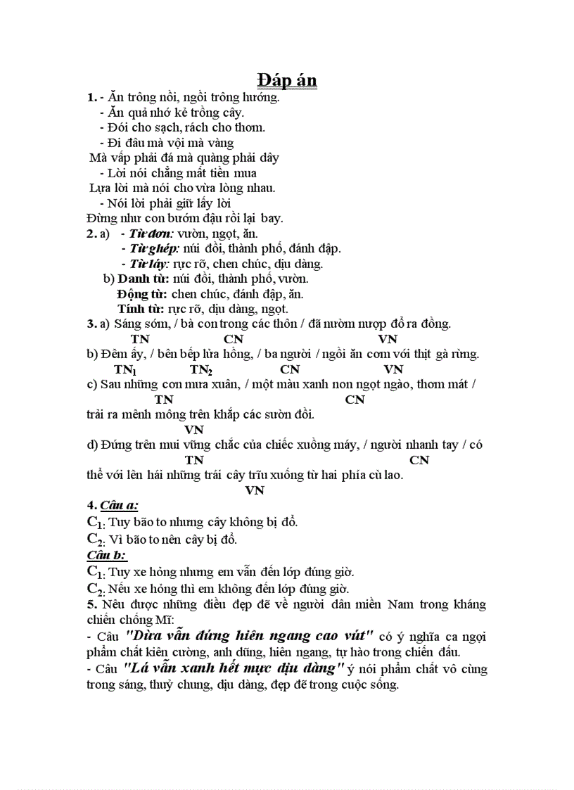 image for page Đề thi đáp án môn TV TH