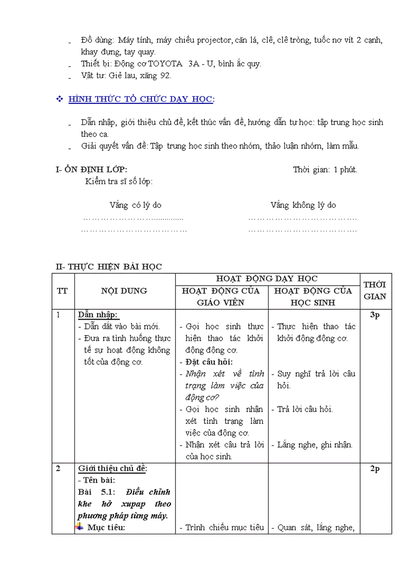 image for page Dieu chinh khe ho nhiet xupap