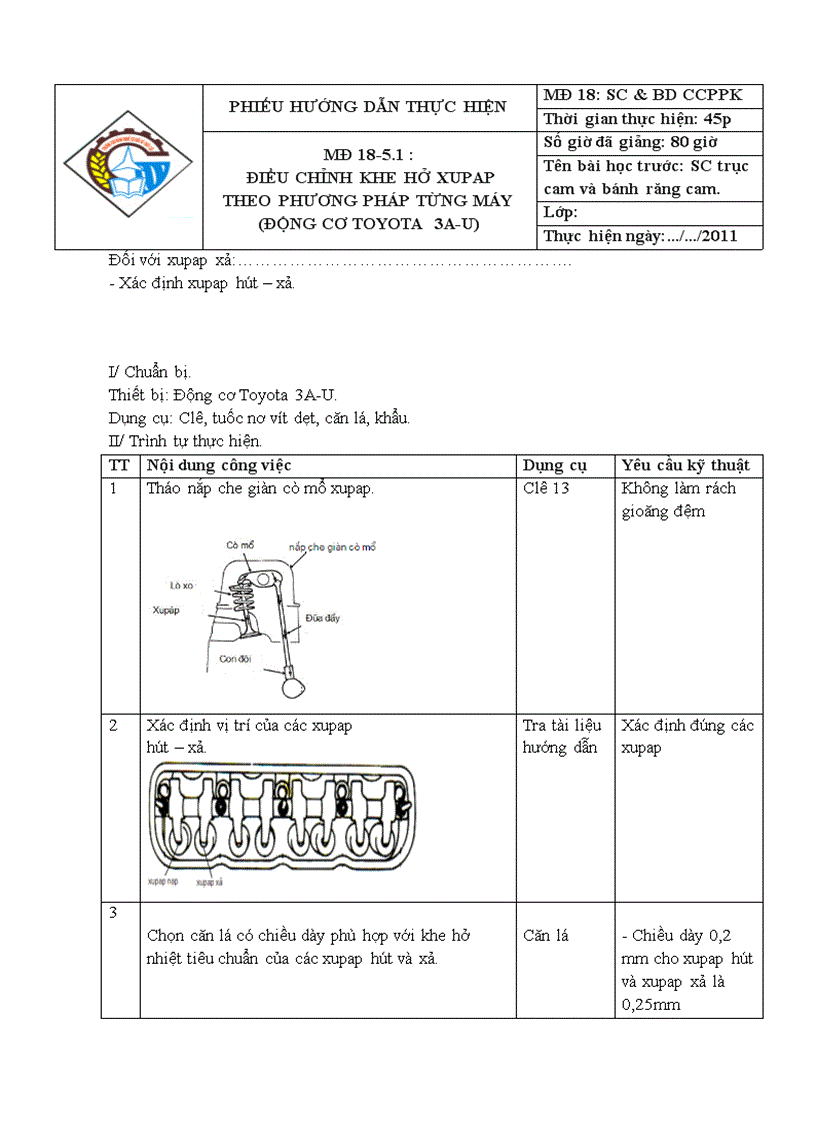 image for page Dieu chinh khe ho nhiet xupap