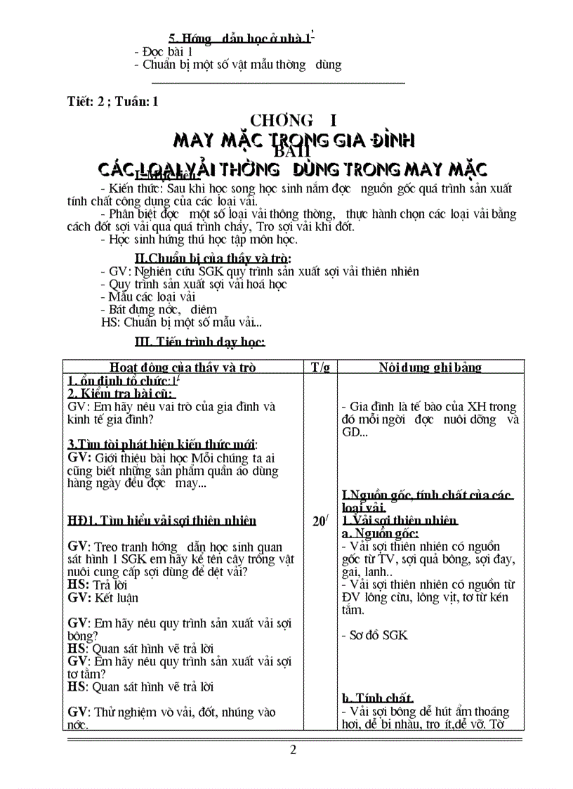 image for page Giáo án Công nghệ 6 Rất hay