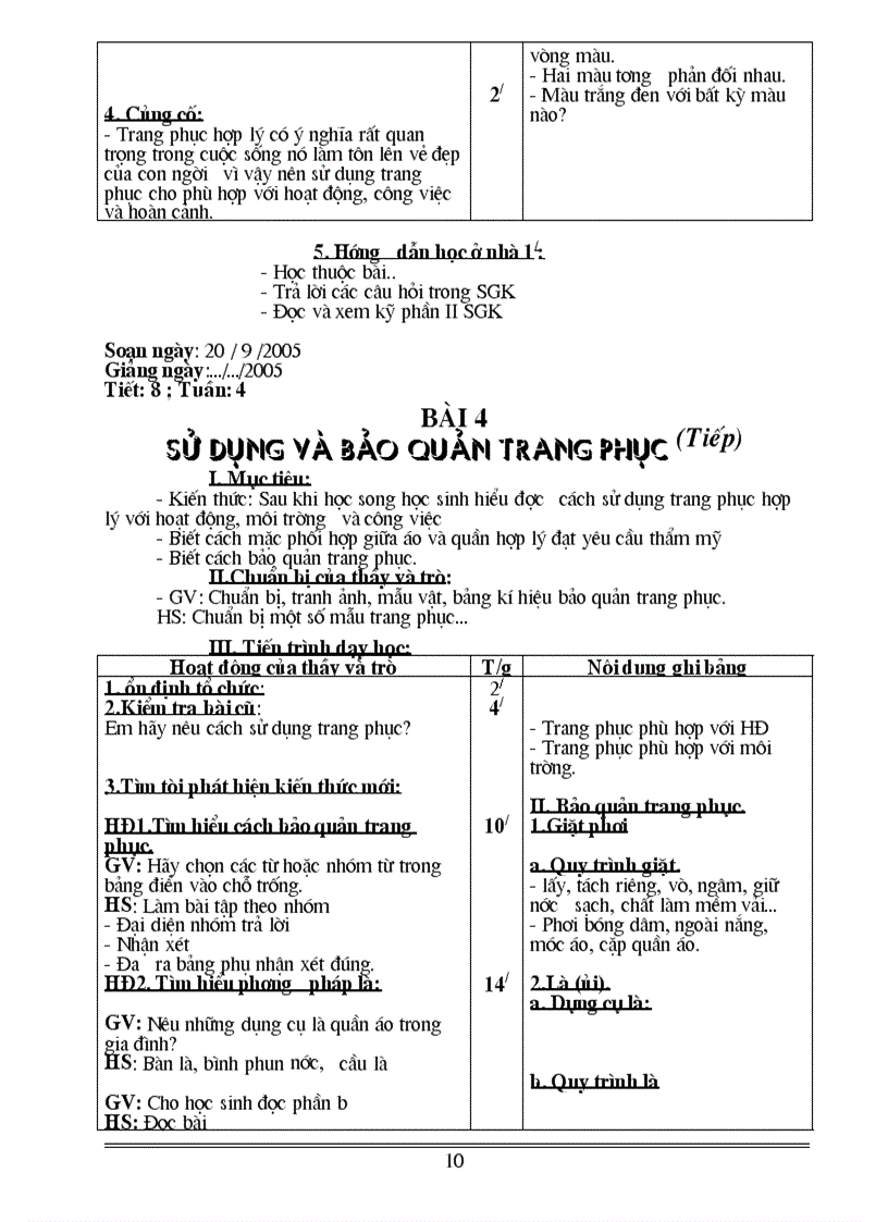 image for page Giáo án Công nghệ 6 Rất hay