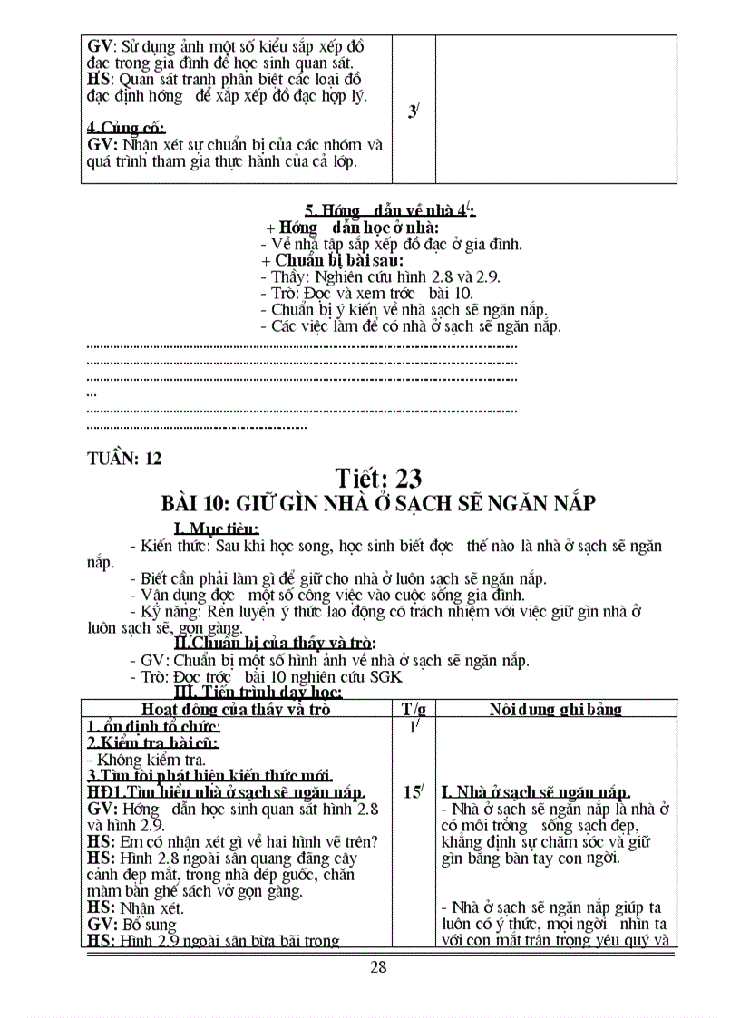 image for page Giáo án Công nghệ 6 Rất hay