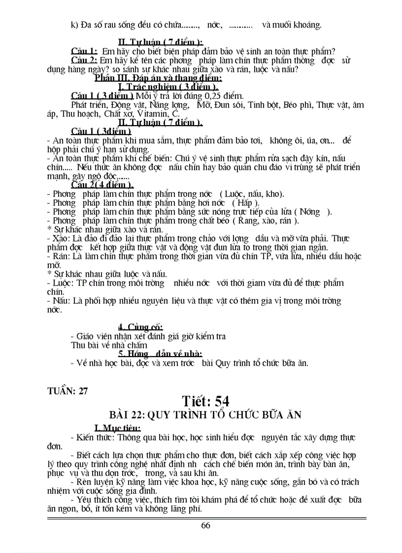 image for page Giáo án Công nghệ 6 Rất hay