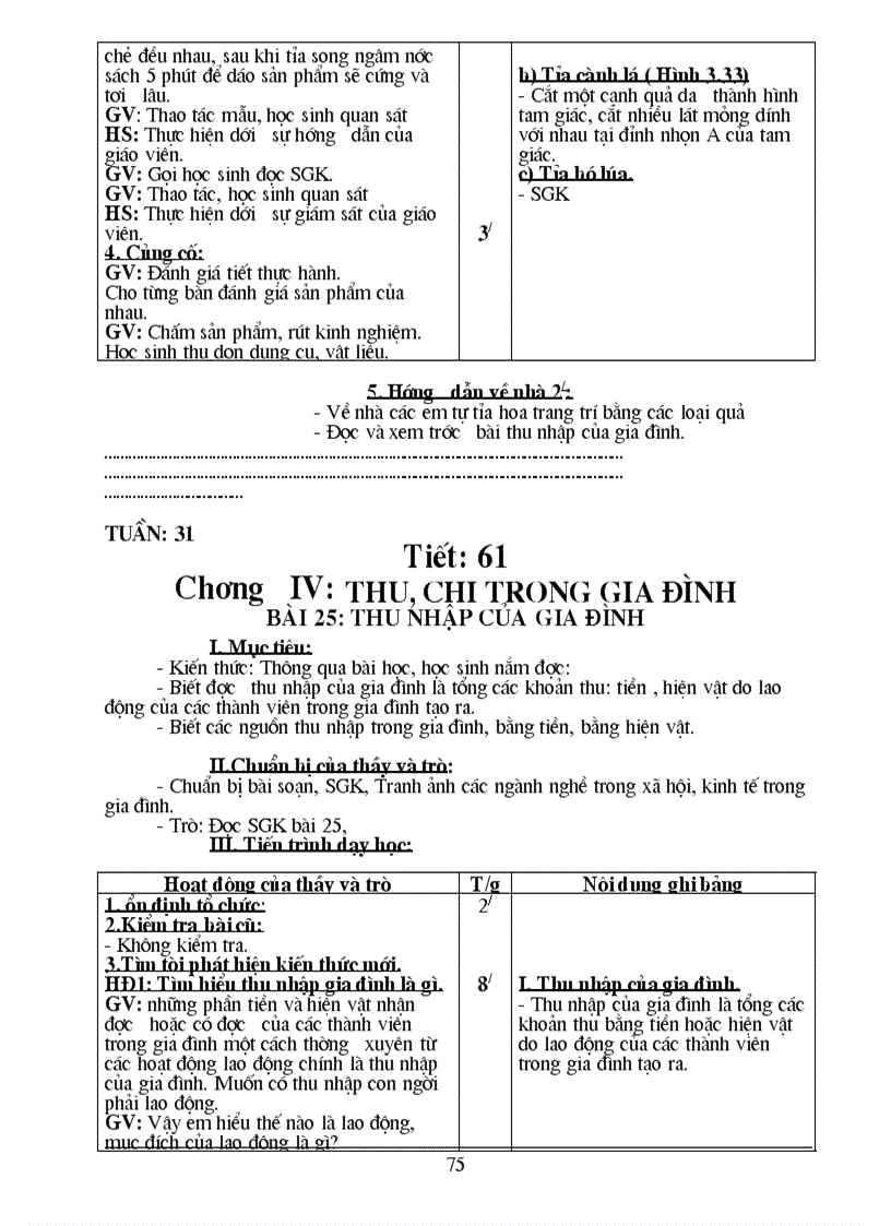 image for page Giáo án Công nghệ 6 Rất hay