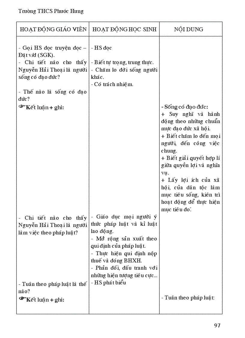 image for page Giáo án GDCD 9 mới chuẩn
