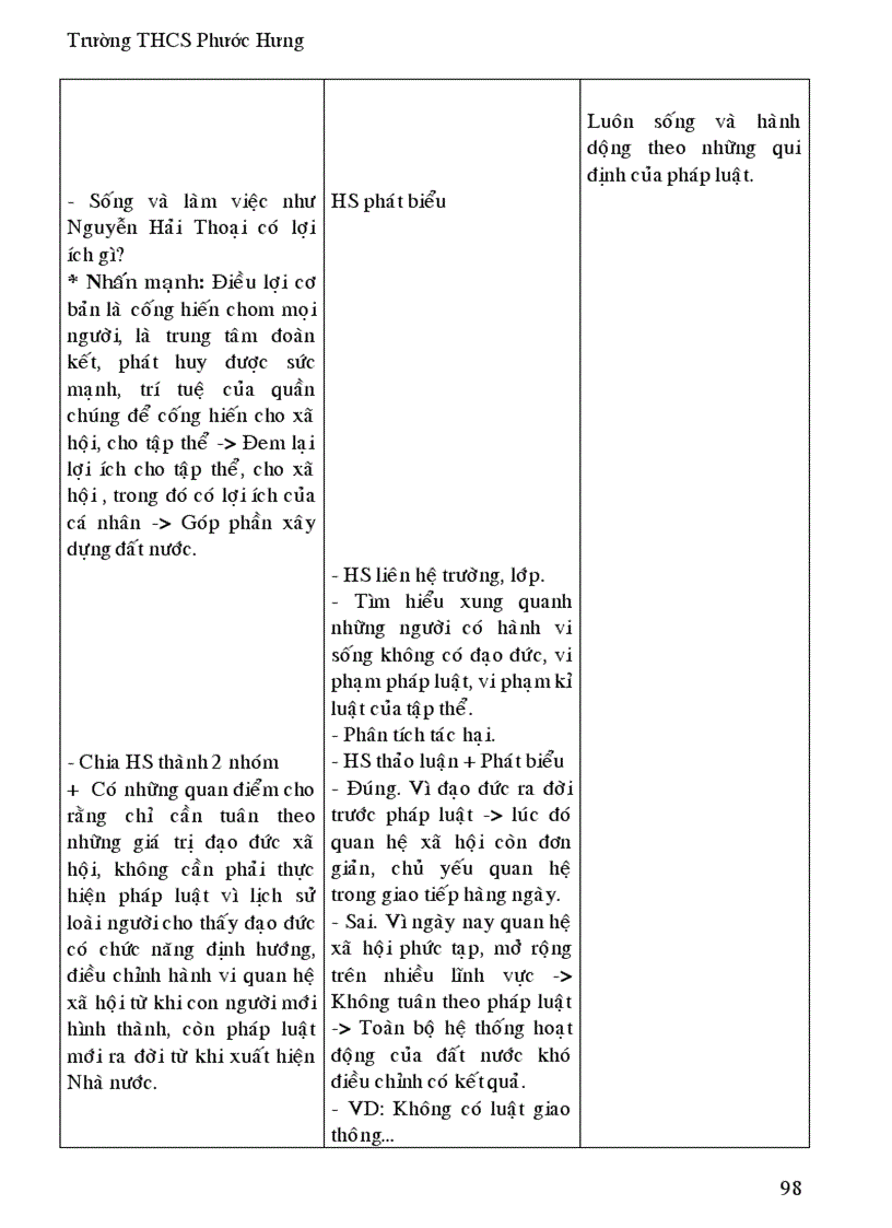 image for page Giáo án GDCD 9 mới chuẩn