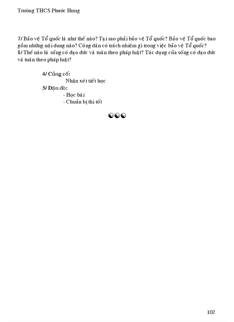 image for page Giáo án GDCD 9 mới chuẩn