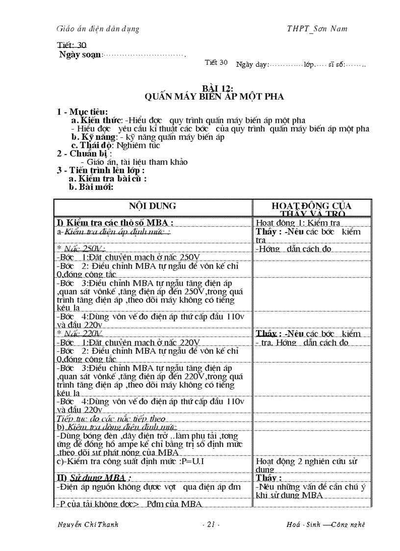 image for page Giao an nghe dien dan dung 105 tiet