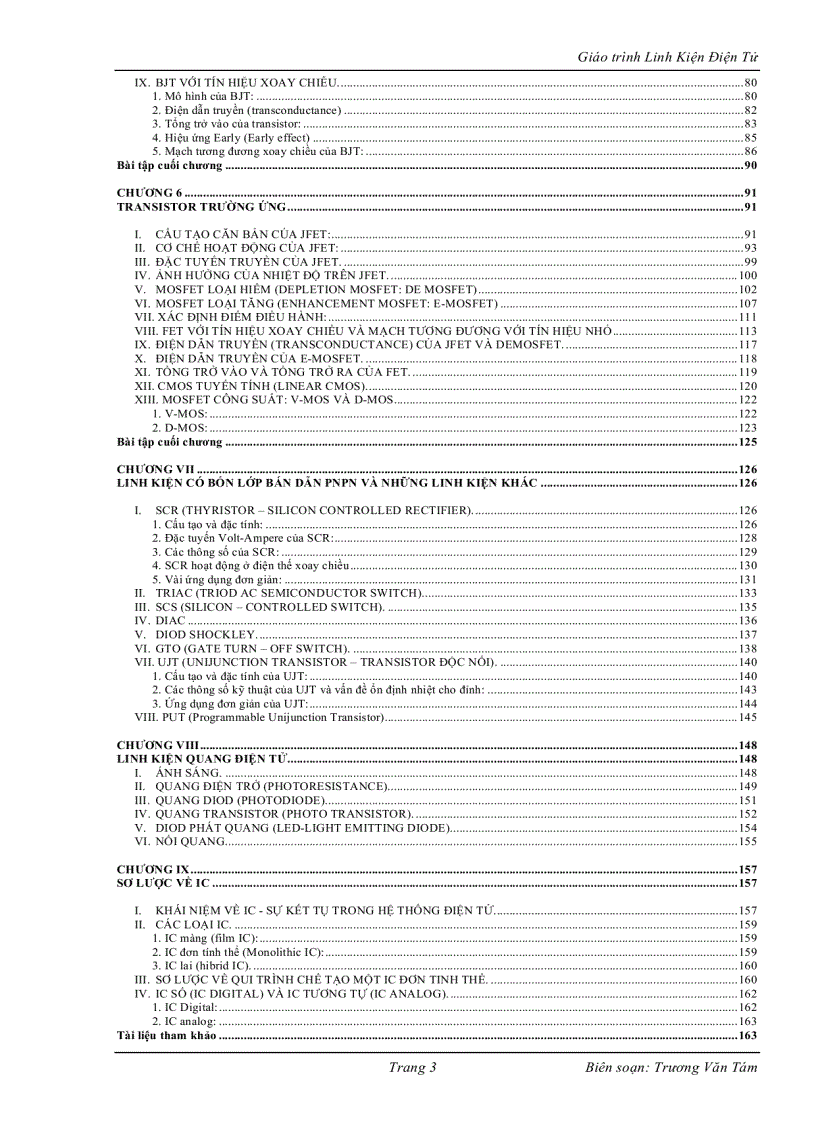 image for page Giáo trình linh kiện điện tử