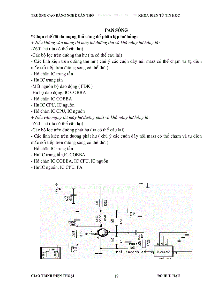 image for page Giáo trình sửa chữa điện thoại di động