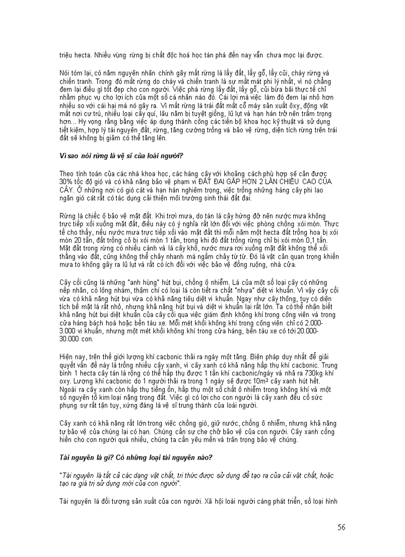 image for page Hỏi đáp về môi trường