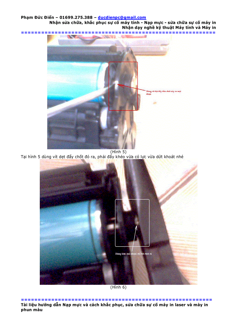 image for page Hướng dẫn đổ mực máy in các loại