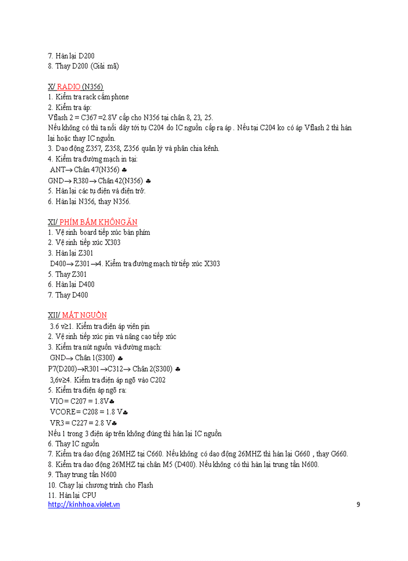 image for page Hướng dẫn sửa chữa máy điện thoại