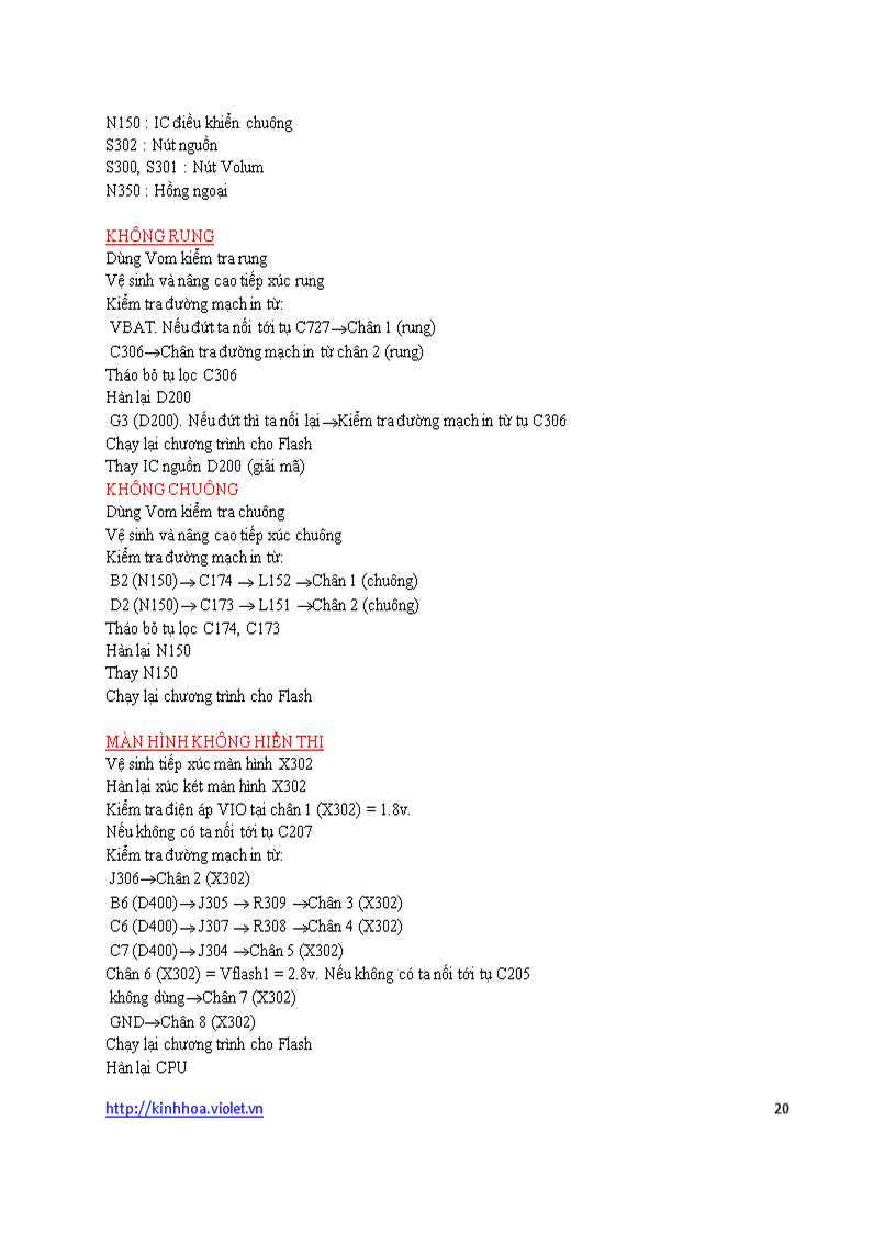 image for page Hướng dẫn sửa chữa máy điện thoại