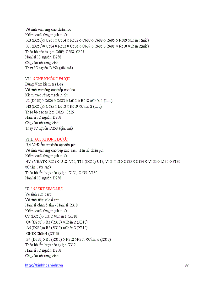 image for page Hướng dẫn sửa chữa máy điện thoại