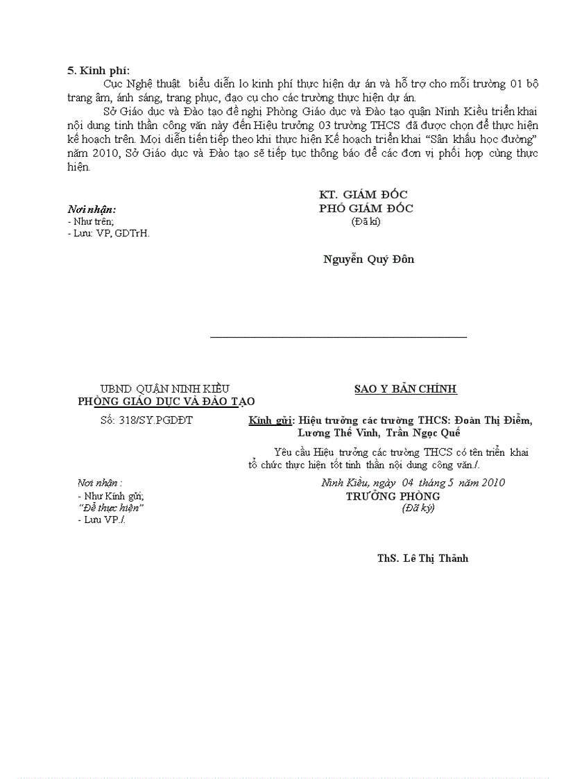 image for page Kế hoạch Sân Khấu Học đường