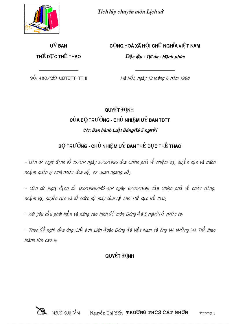 image for page Luat bong da mi ni