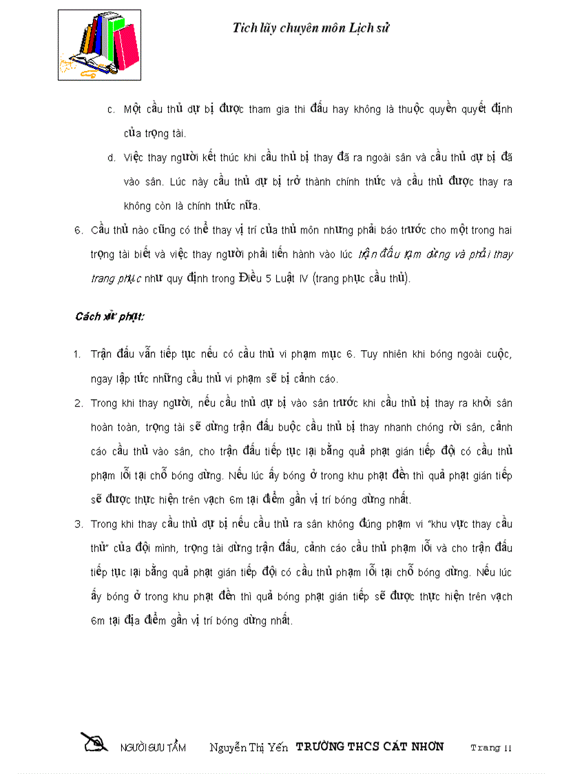 image for page Luat bong da mi ni