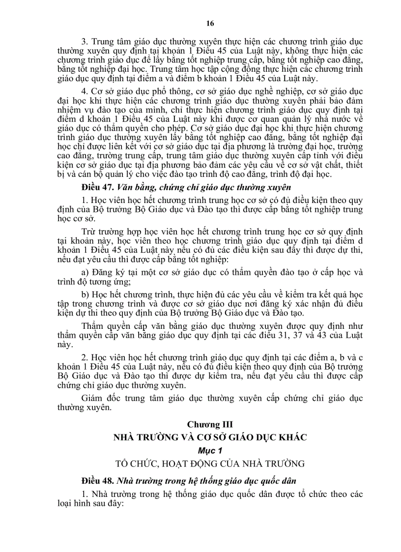 image for page Luật giáo dục 2005