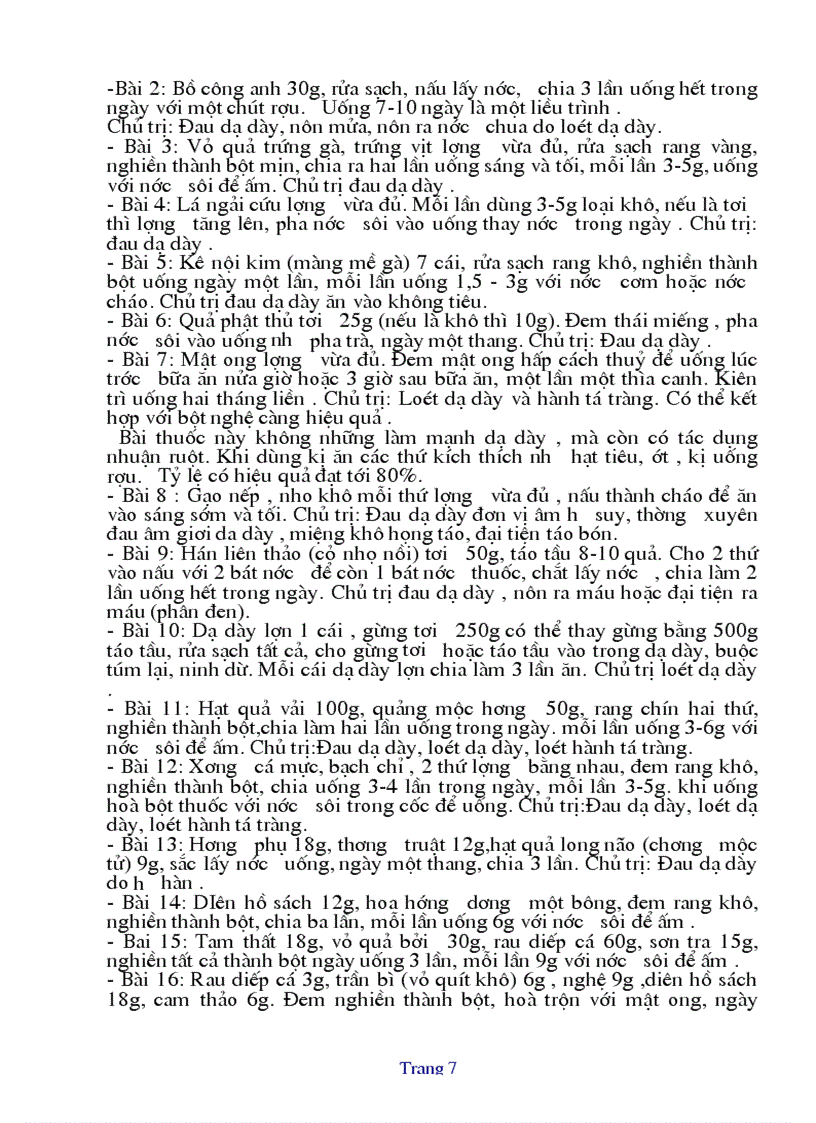 image for page Những bài thuốc quý dễ dùng