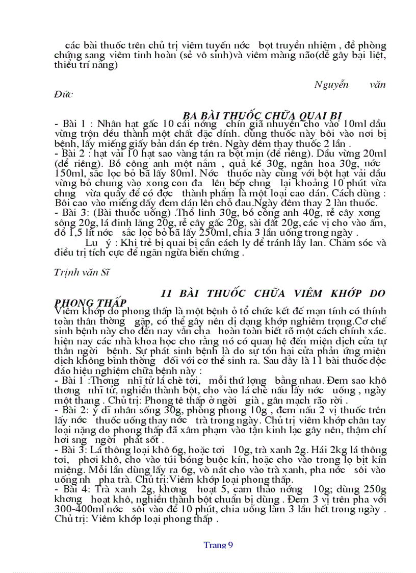 image for page Những bài thuốc quý dễ dùng