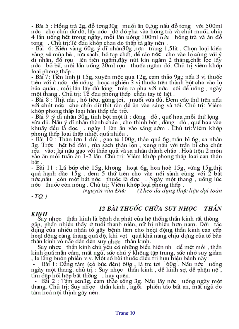 image for page Những bài thuốc quý dễ dùng