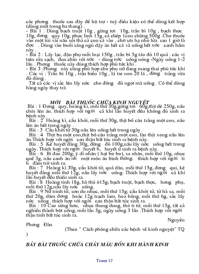 image for page Những bài thuốc quý dễ dùng