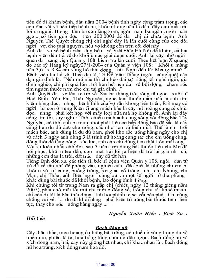 image for page Những bài thuốc quý dễ dùng