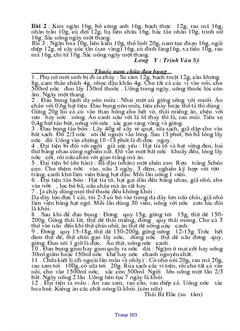 image for page Những bài thuốc quý dễ dùng