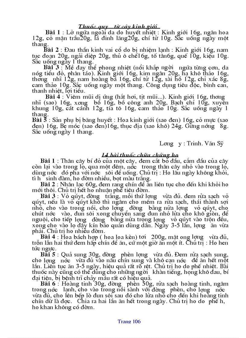 image for page Những bài thuốc quý dễ dùng