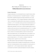 POLS537 11A Ecological Modernization Reading critique week 8 PVDung