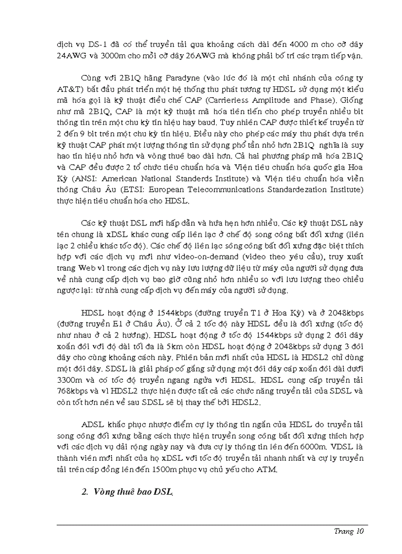 image for page Tổng quan về ADSL