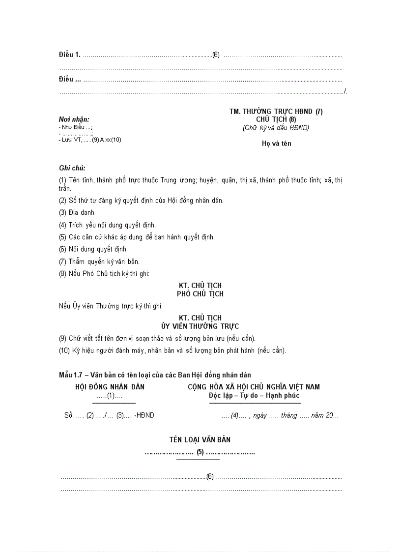 image for page 01 2011 tt bnv ve the thuc van ban thay the thong tu 55 ve the thuc van ban hanh chinh