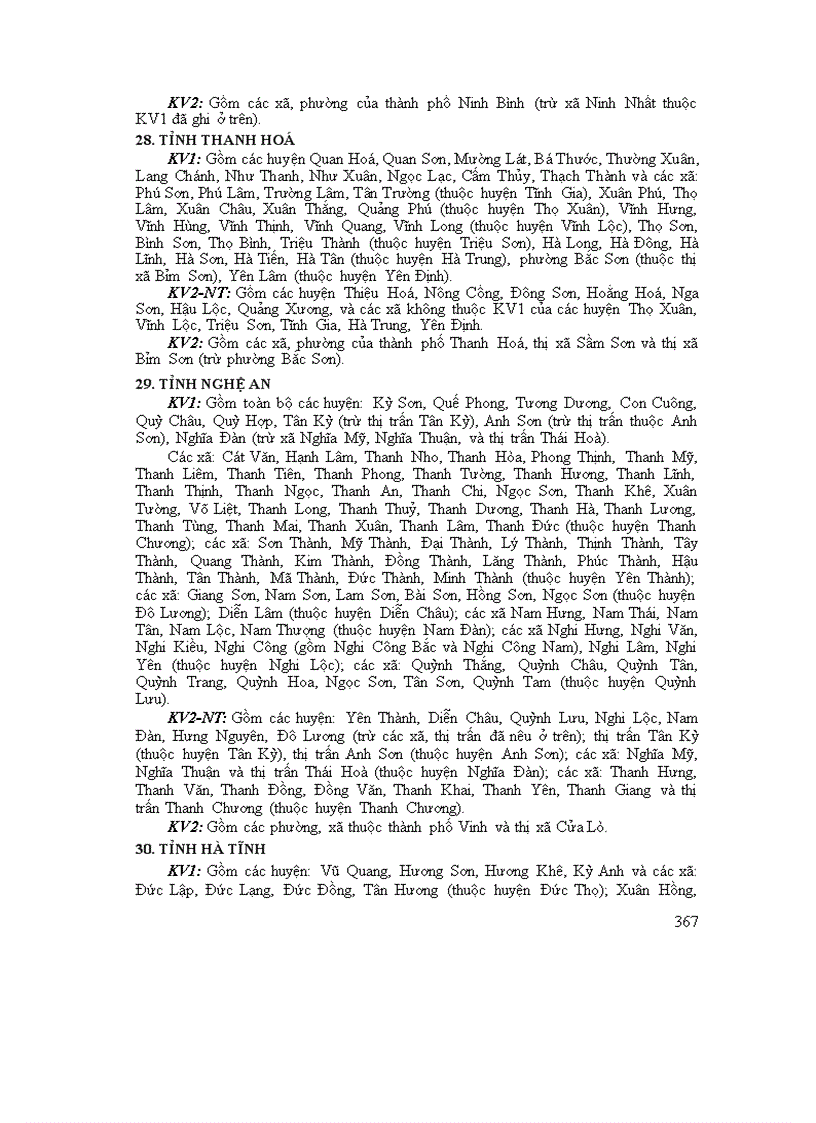 image for page 10 bảng phân chia vùng ts 2012