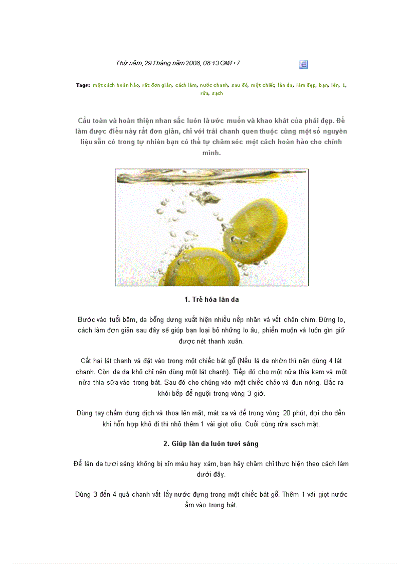 image for page 10 cách làm đẹp từ chanh