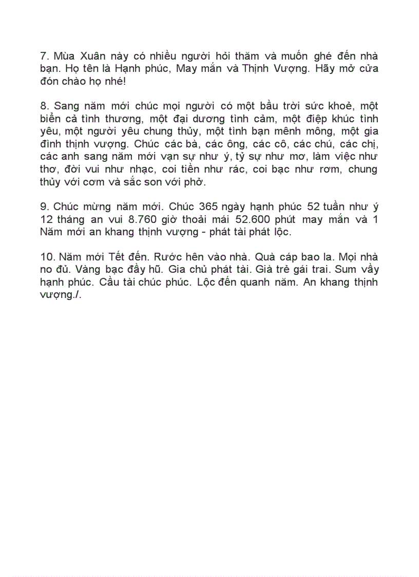 image for page 10 Cau chuc Tet hay nhat 2011