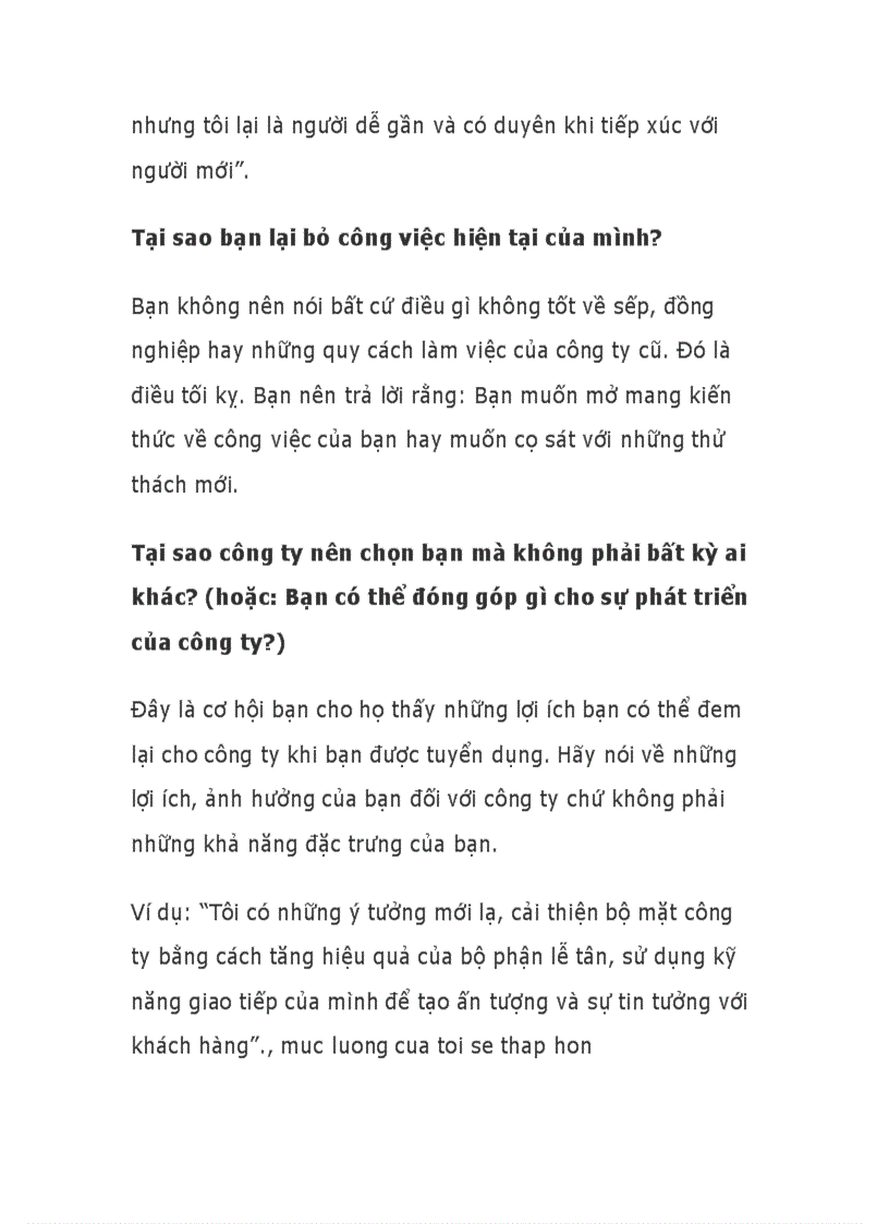 image for page 10 câu hỏi ăn điểm trong phỏng vấn