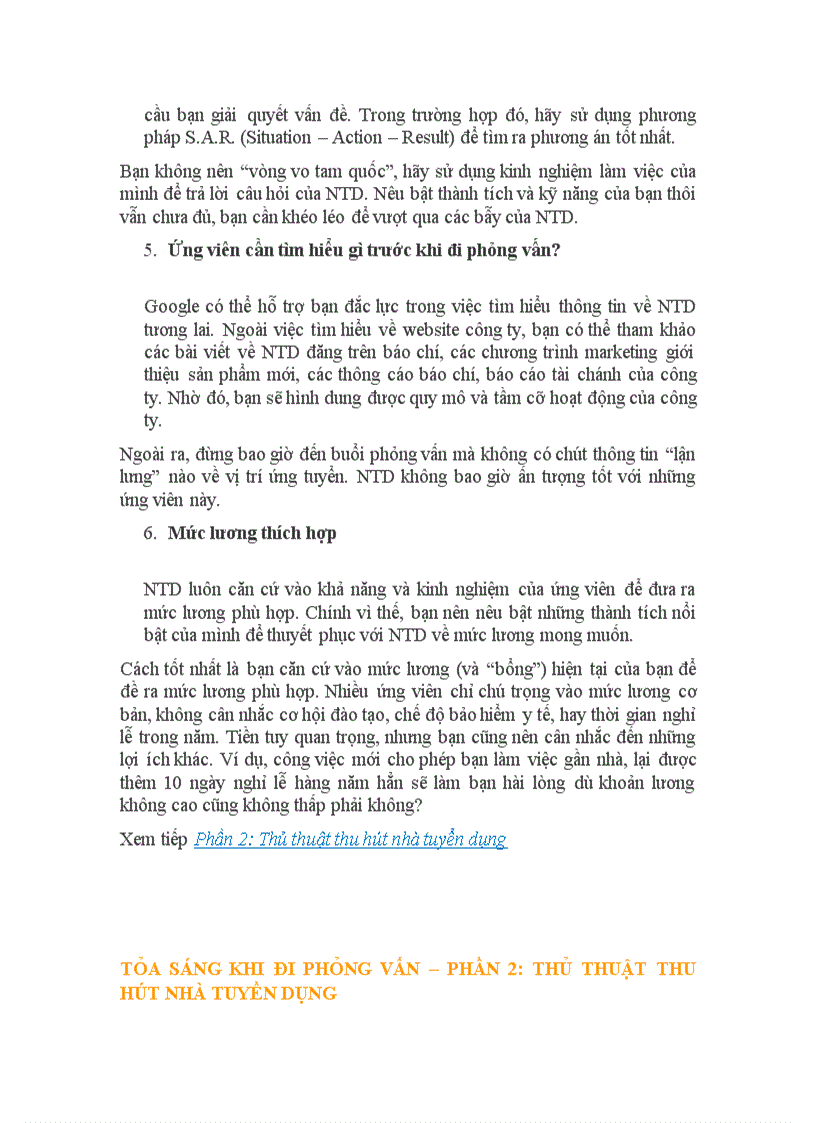 image for page 10 câu hỏi kinh điển trong buổi phỏng vấn