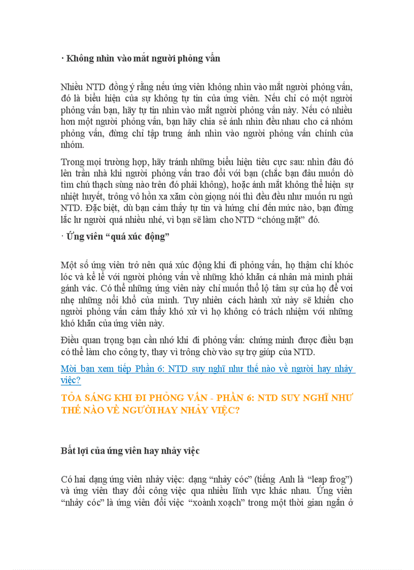image for page 10 câu hỏi kinh điển trong buổi phỏng vấn