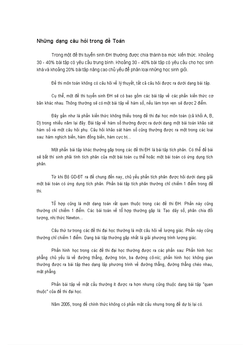 image for page 10 điều không nên khi làm đề toán