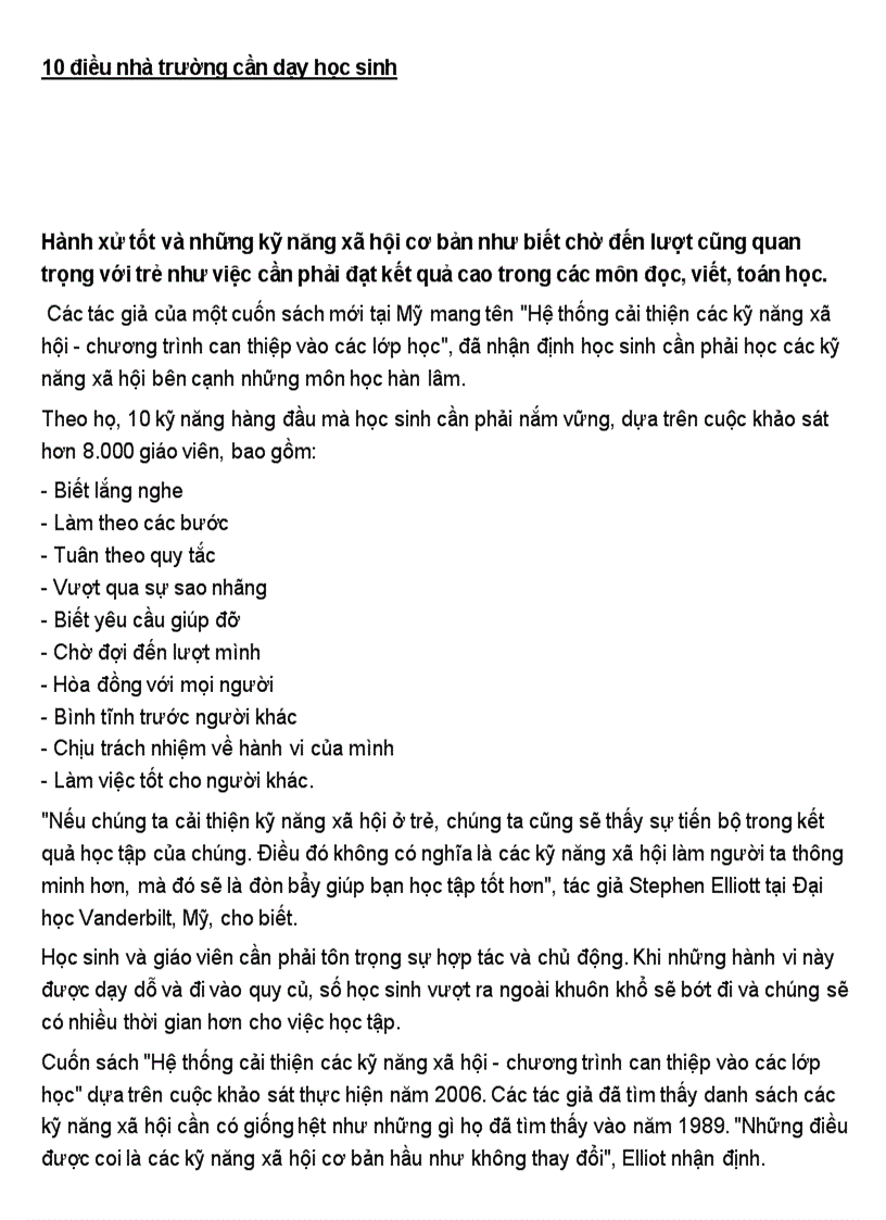 image for page 10 điều nhà trường cần dạy học sinh doc