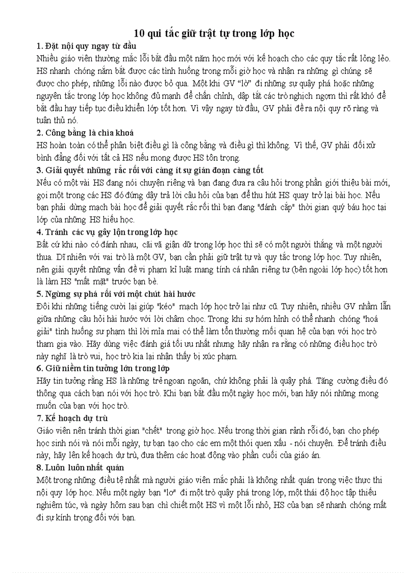 image for page 10 loi khuyen giu trat tu trong lop hoc