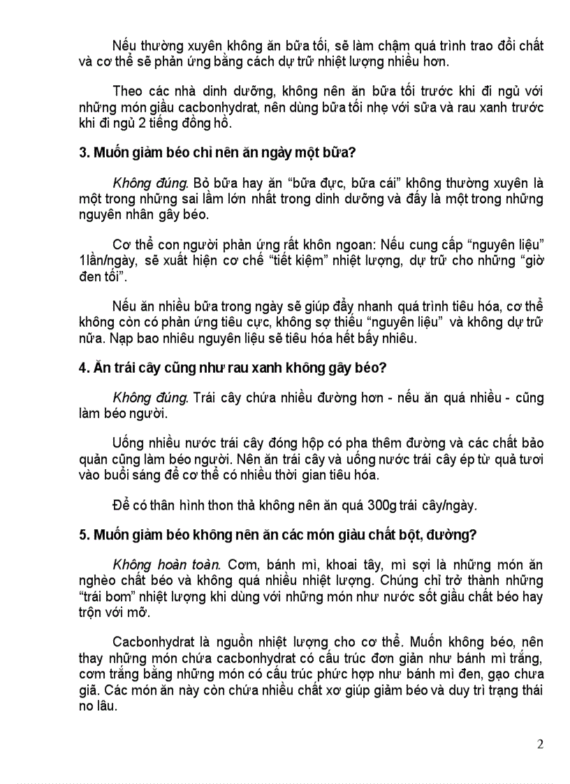 image for page 10 ngộ nhận về giảm béo