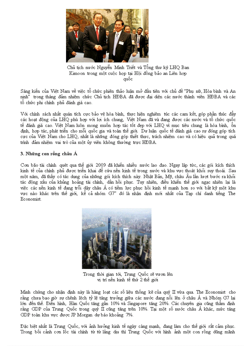 image for page 10 sự kiện thế giới nổi bật năm 2009